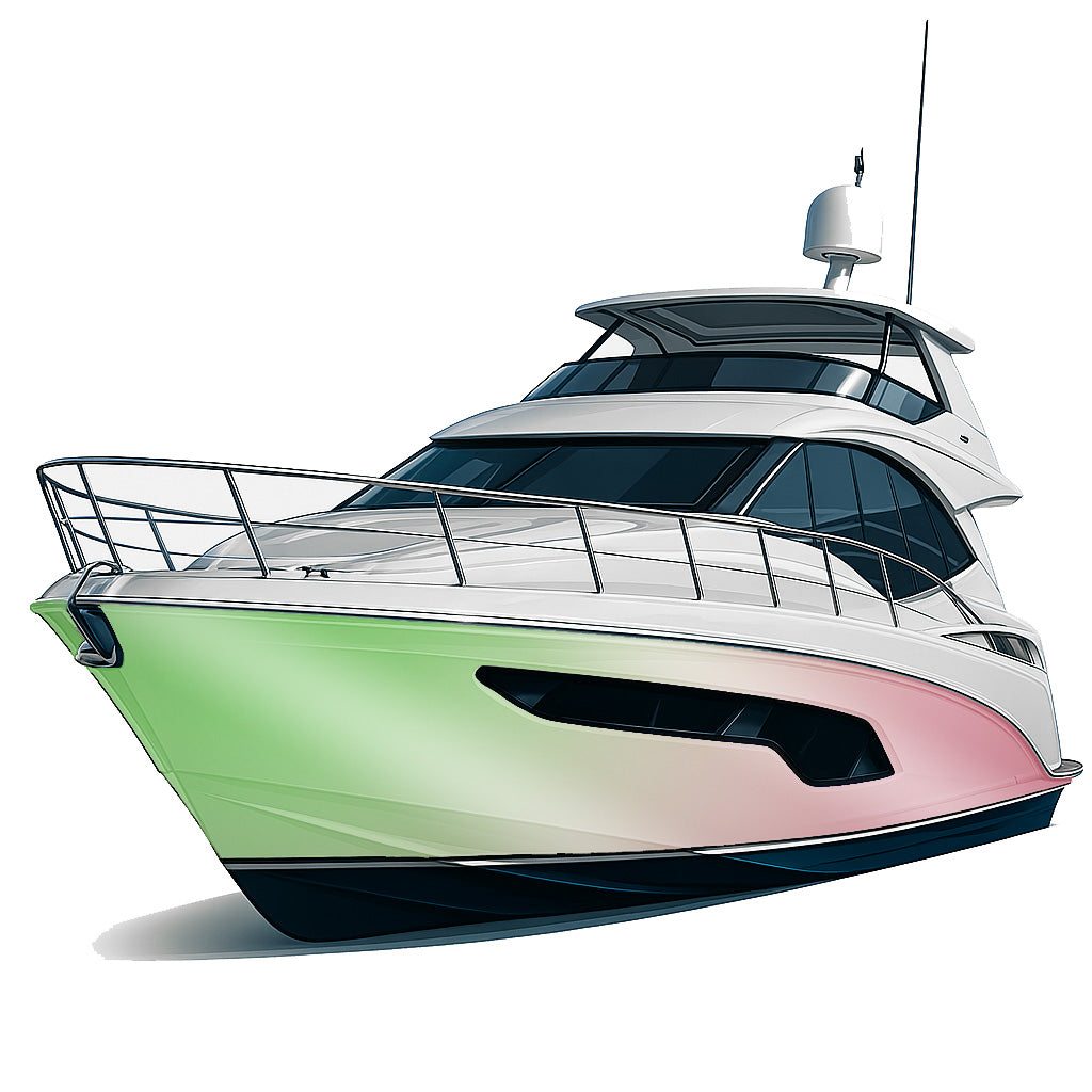 ✨ Premium-Bootsfolie in Hochglanz – Die edle Lösung mit Premium-Finish - Aquqmarin Hochglanz