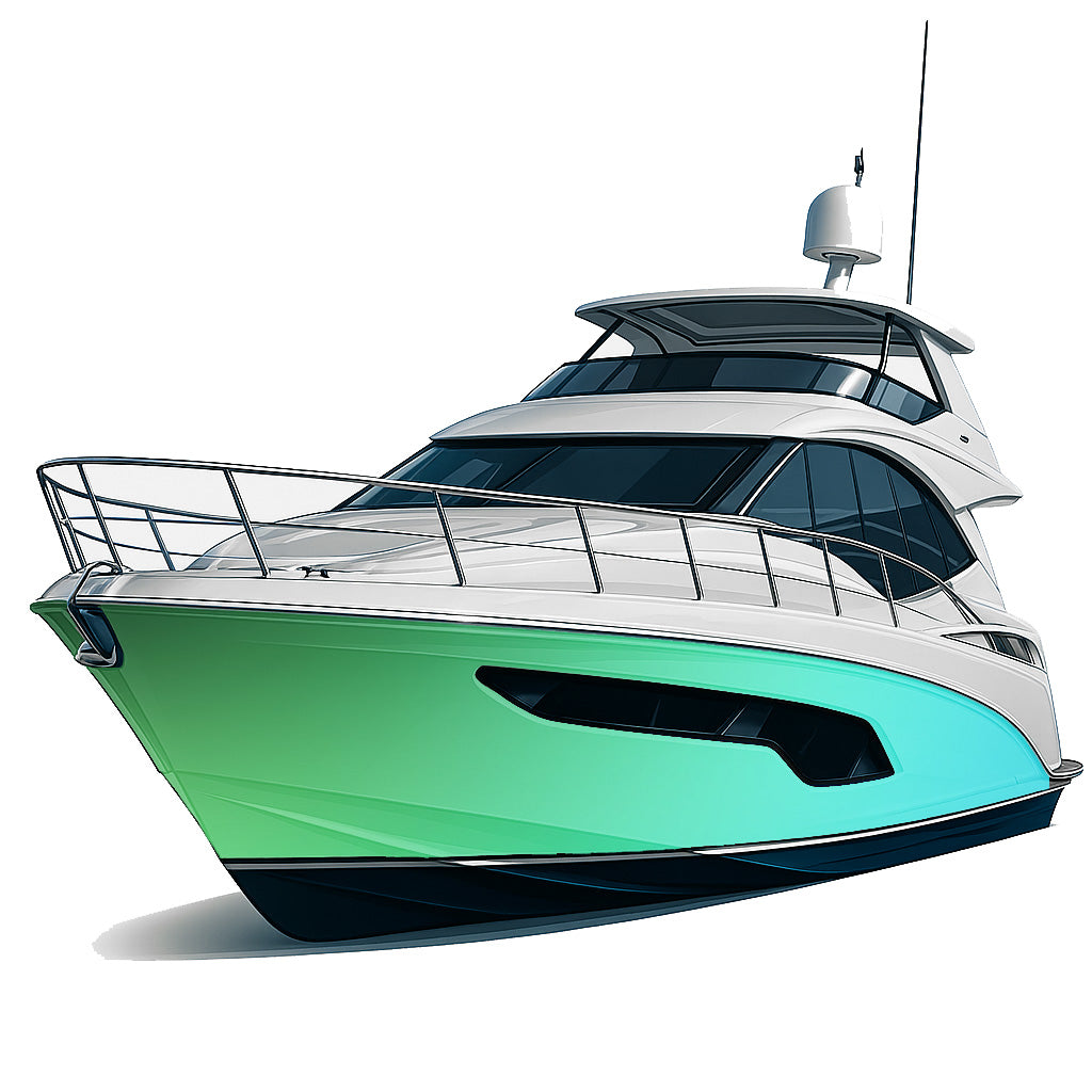 ✨ Premium-Bootsfolie in Matt – Die edle Lösung mit Premium-Finish -Aquqmarin Matt