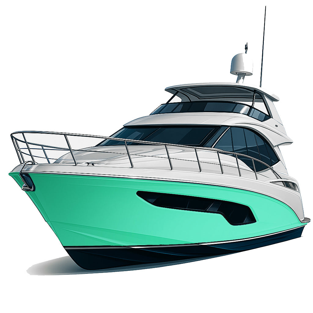 ✨ Premium-Bootsfolie in Matt – Die edle Lösung mit Premium-Finish -Mint Matt