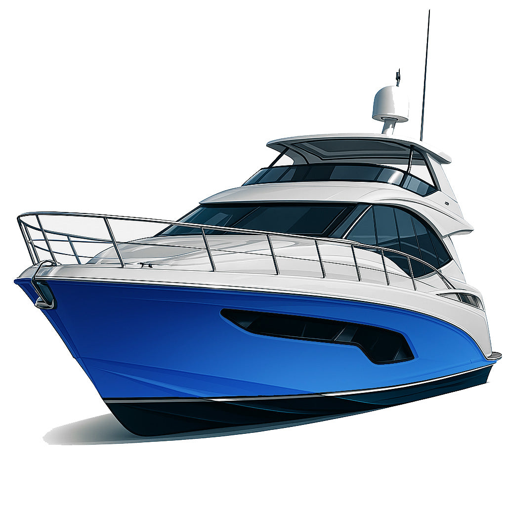 ✨ Premium-Bootsfolie in Matt – Die edle Lösung mit Premium-Finish -Azur Metallic Matt