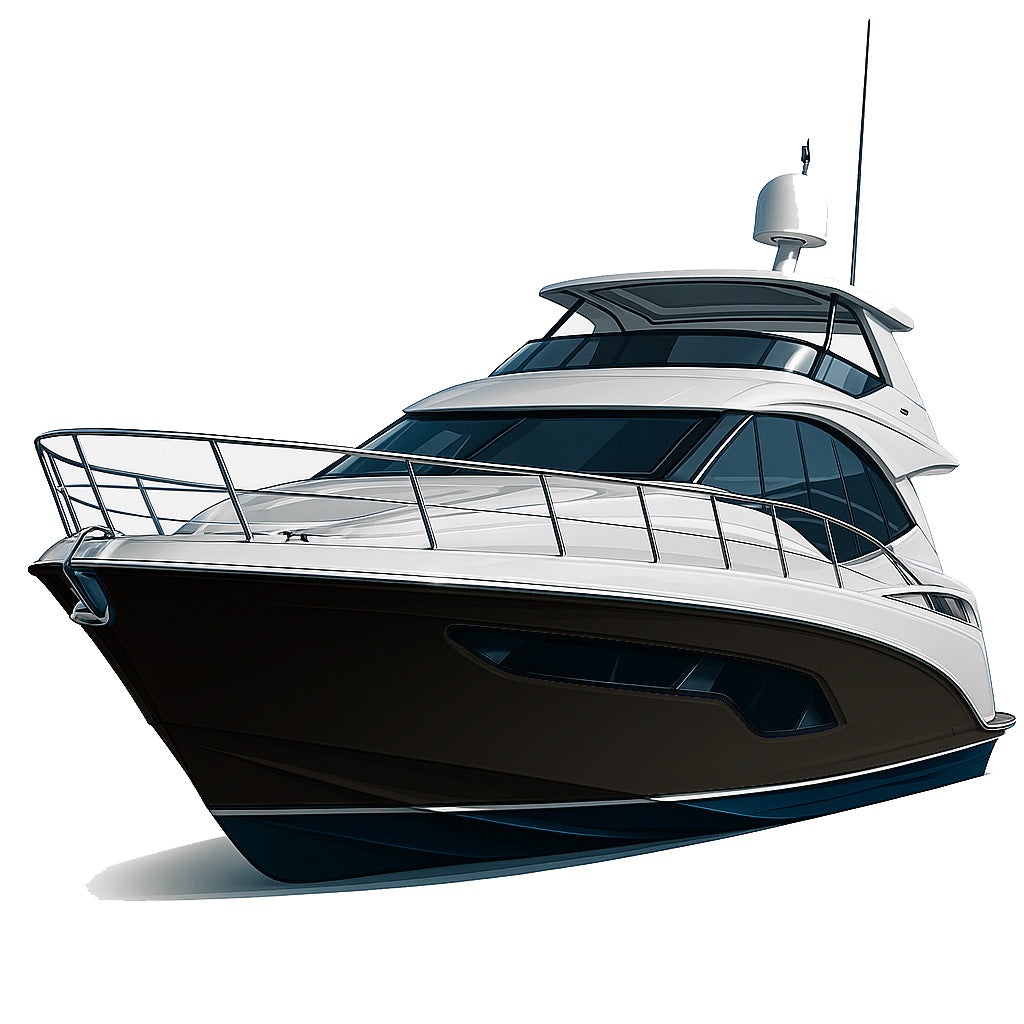 ✨ Premium-Bootsfolie in Matt – Die edle Lösung mit Premium-Finish - Schwarz Super Matt