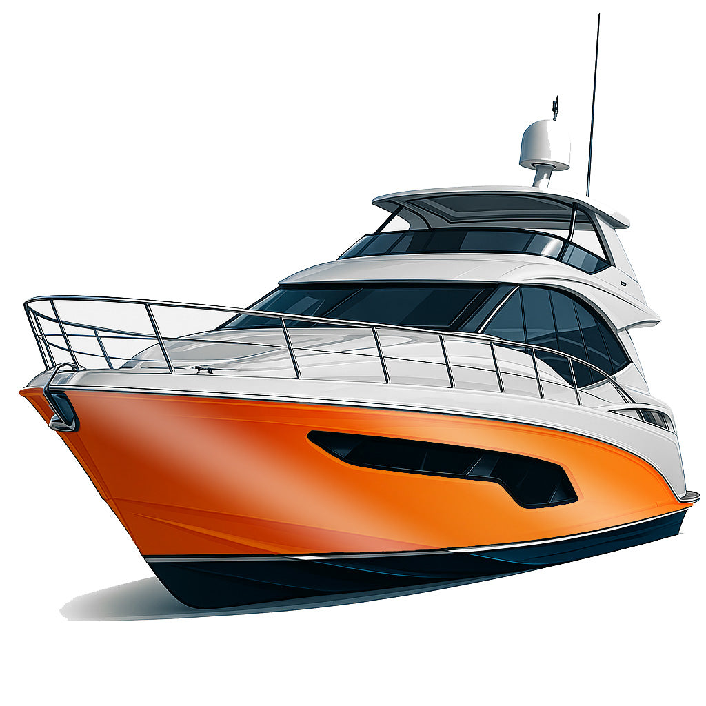 ✨ Premium boat foil in high gloss – The elegant solution with a premium finish - Mandarin Dream High Gloss 