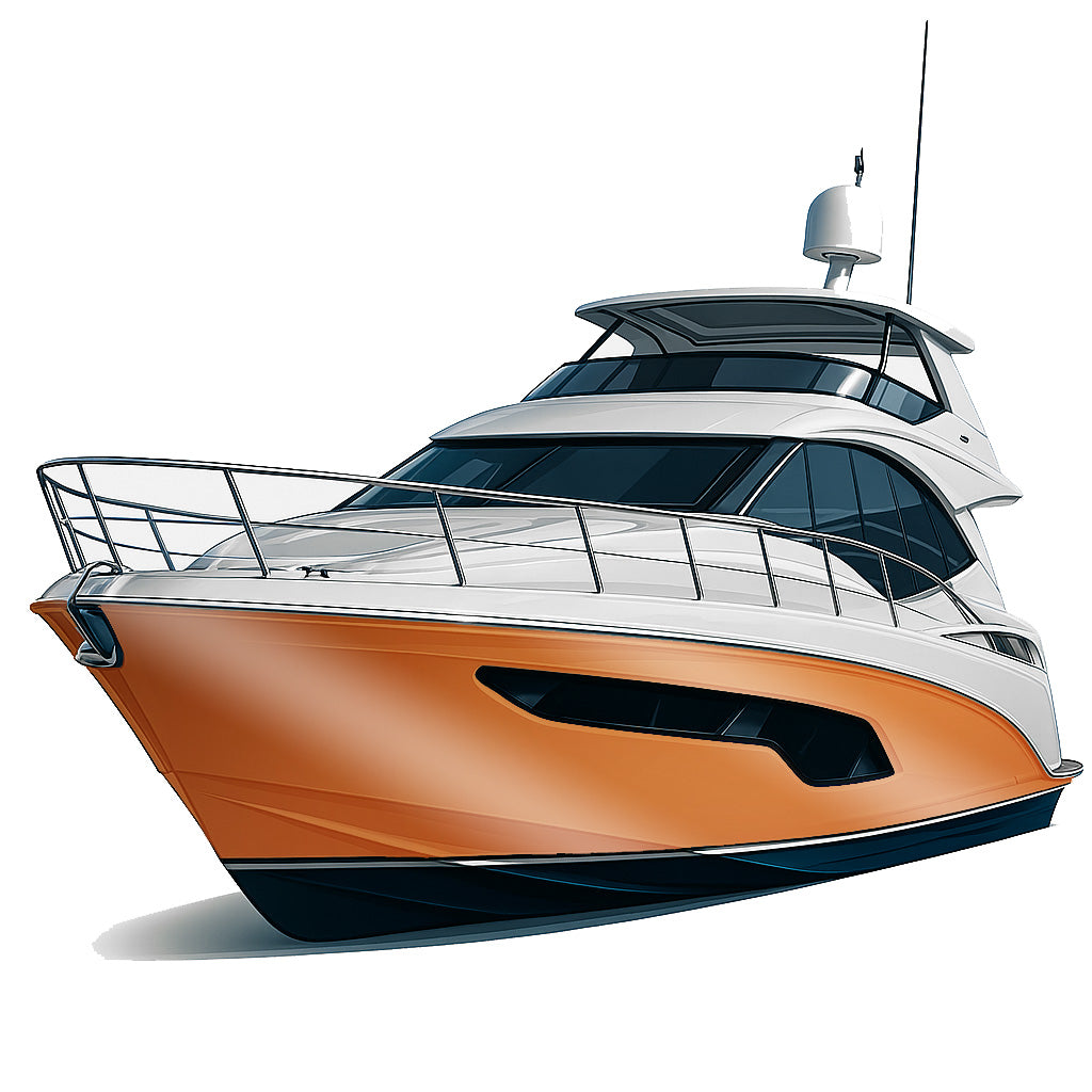 ✨ Premium boat foil in high gloss – The elegant solution with a premium finish - Mandarin High Gloss 