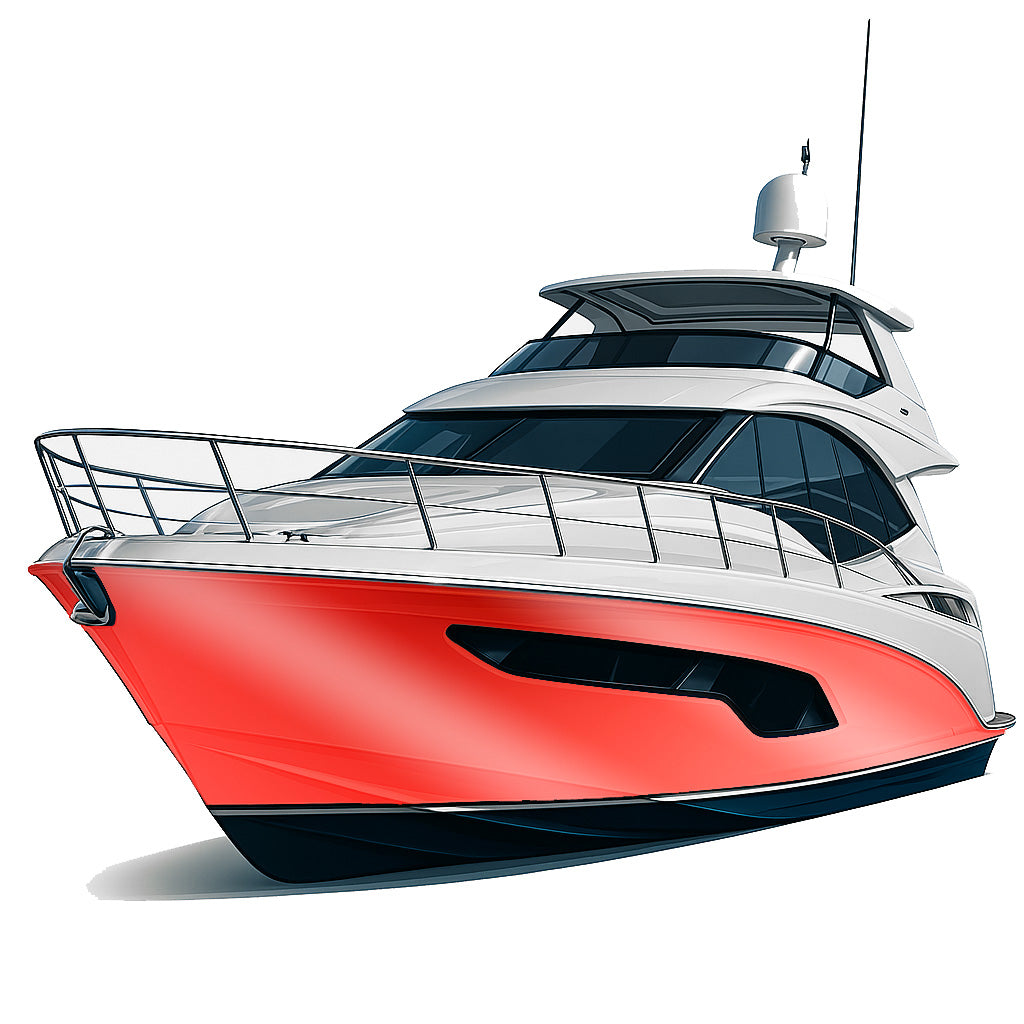 ✨ Premium boat foil in high gloss – The elegant solution with a premium finish - Cardinal Red High Gloss 